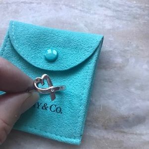 Tiffany & Co. Paloma Picasso Loving Heart Ring . Size 7 Mint condition. Diamond